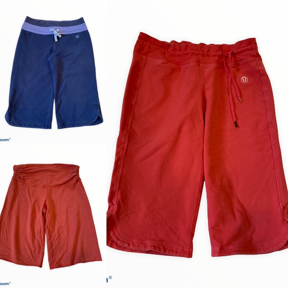 Lululemon Size 6 Lot of three shorts